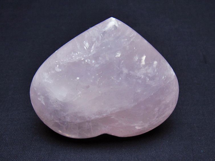 ローズクォーツハート 置物[T225-8519] 3枚目