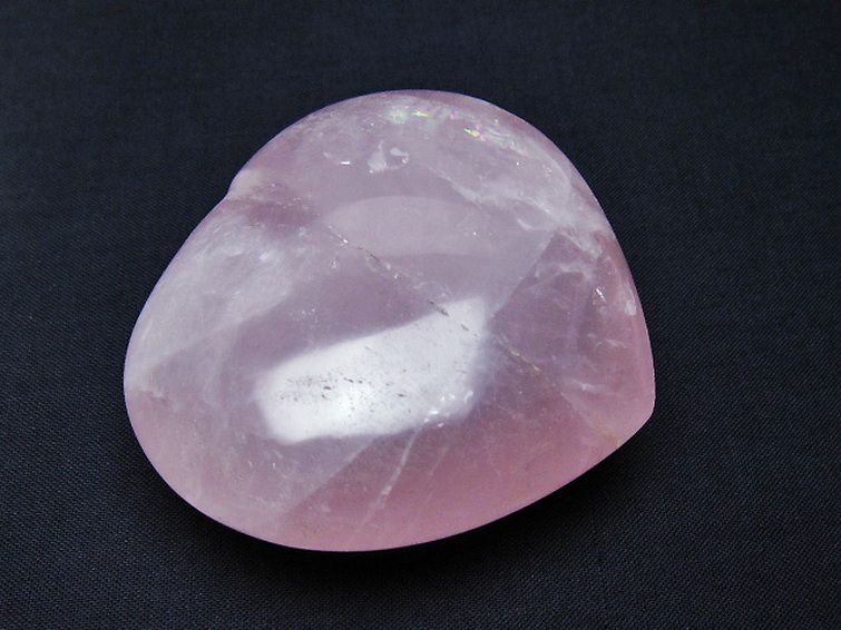 ローズクォーツハート 置物[T225-8521] 1枚目