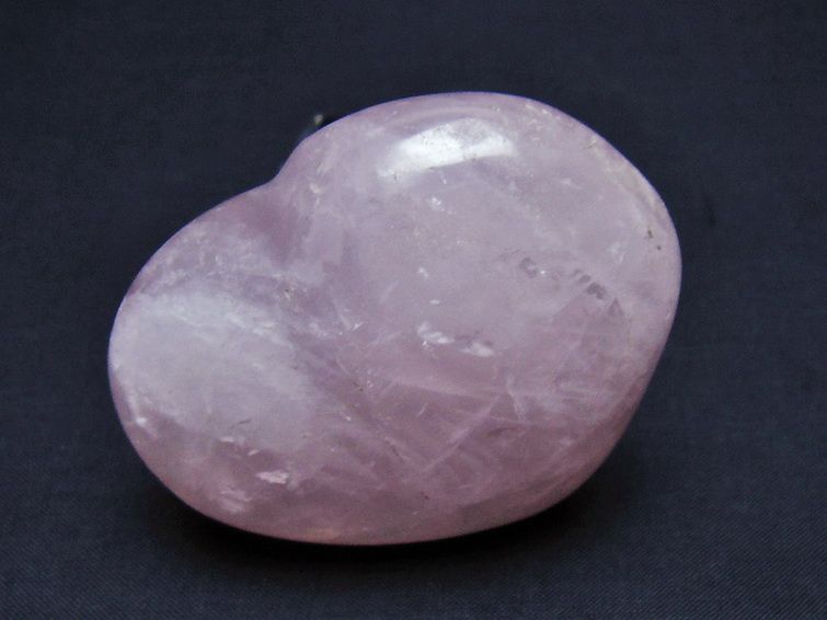 ローズクォーツハート 置物[T225-8521] 2枚目