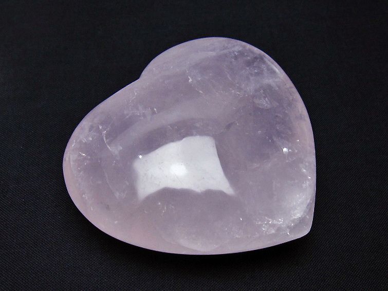 ローズクォーツハート 置物[T225-8522] 1枚目