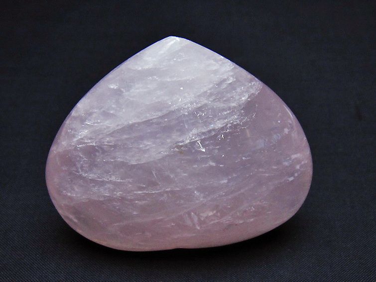 ローズクォーツハート 置物[T225-8522] 3枚目