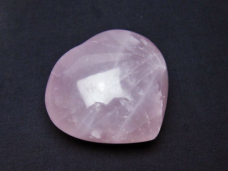 ローズクォーツハート 置物[T225-8523] 1枚目