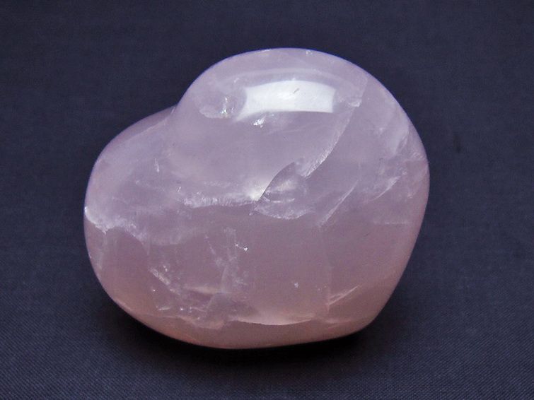 ローズクォーツハート 置物[T225-8532] 2枚目