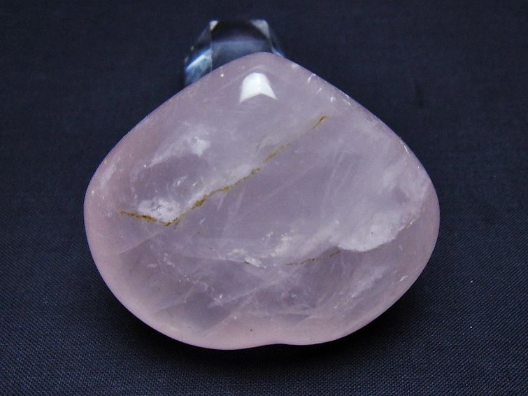 ローズクォーツハート 置物[T225-8539] 3枚目