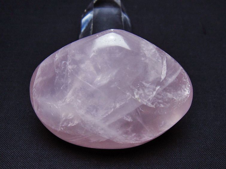 ローズクォーツハート 置物 [t225-8545] 3枚目