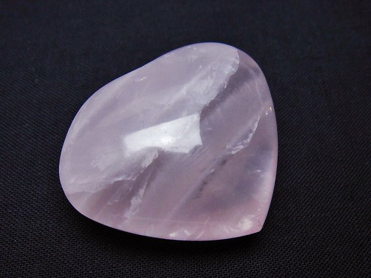 ローズクォーツハート 置物[T225-8558] 1枚目