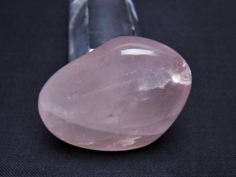 ローズクォーツハート 置物 [t225-8563] 2枚目