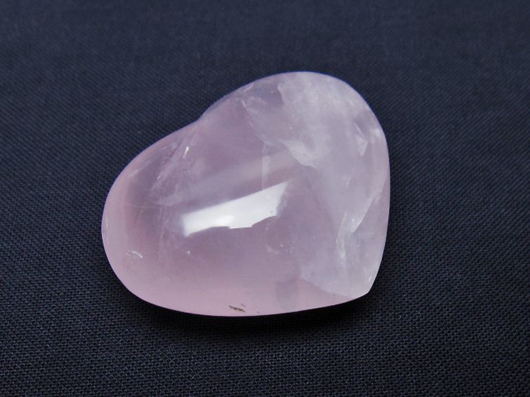 ローズクォーツハート 置物[T225-8565] 1枚目