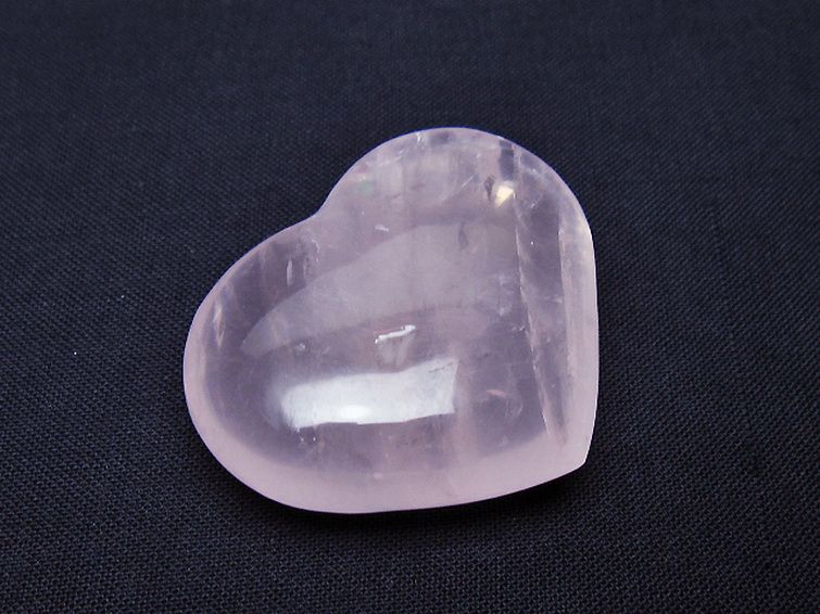 ローズクォーツハート 置物[T225-8576] 1枚目