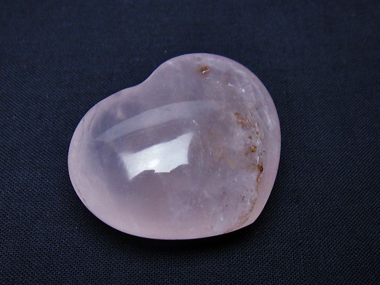 ローズクォーツハート 置物[T225-8578] 1枚目