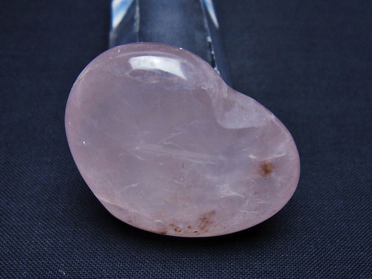 ローズクォーツハート 置物[T225-8578] 2枚目