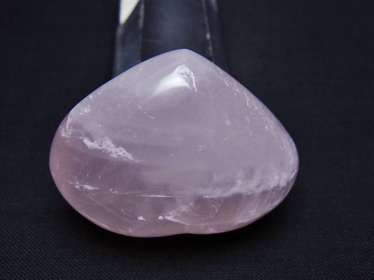 ローズクォーツハート 置物 [t225-8581] 3枚目