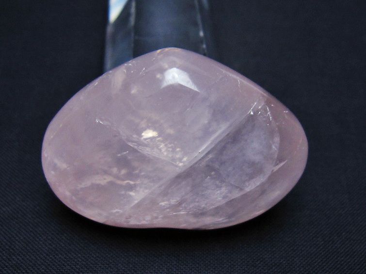 ローズクォーツハート 置物[T225-8582] 3枚目