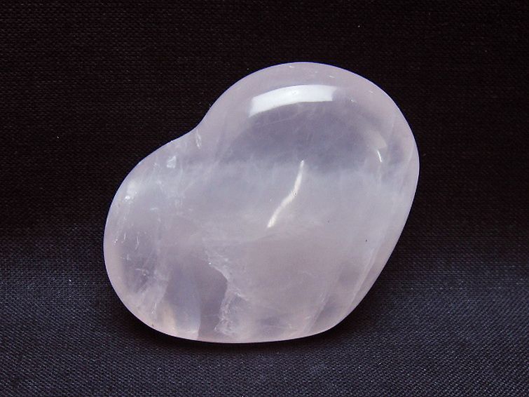 ローズクォーツハート 置物 [t225-8601] 2枚目