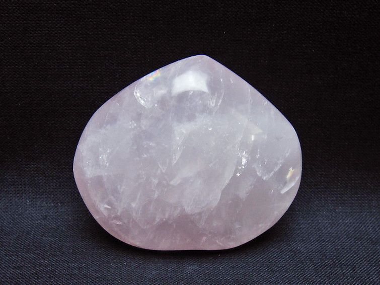 ローズクォーツハート 置物 [t225-8602] 3枚目