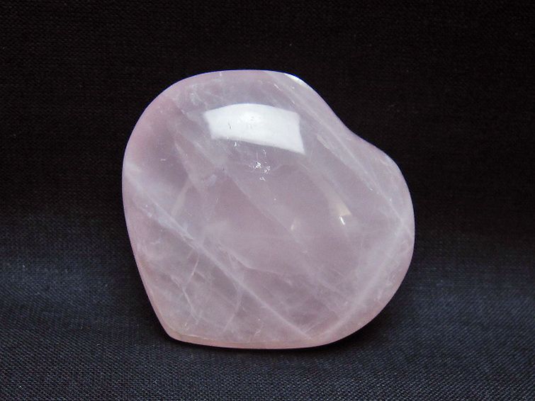 ローズクォーツハート 置物 [t225-8603] 2枚目