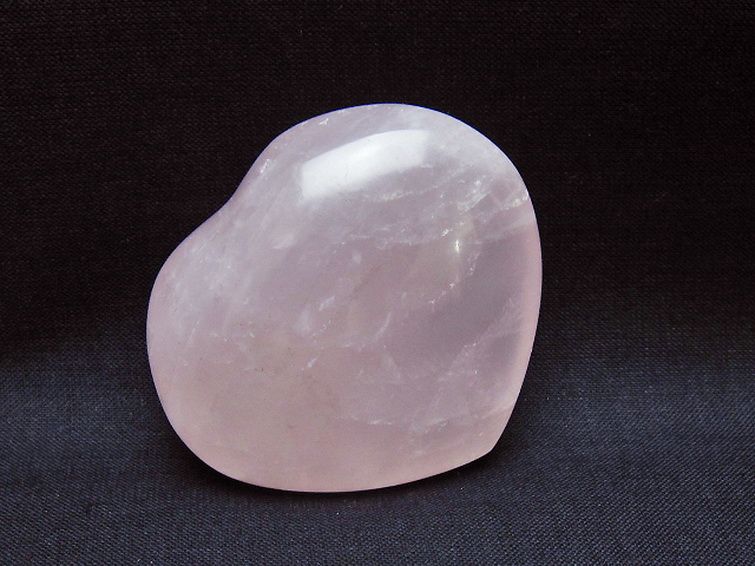 ローズクォーツハート 置物 [t225-8610] 2枚目