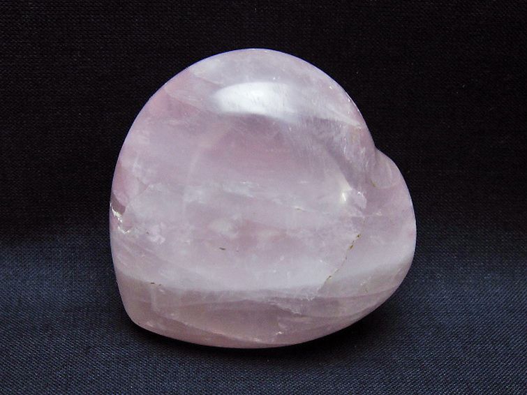 ローズクォーツハート 置物 [t225-8614] 2枚目