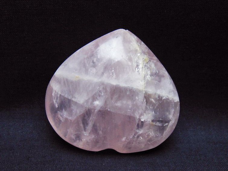 ローズクォーツハート 置物 [t225-8615] 3枚目