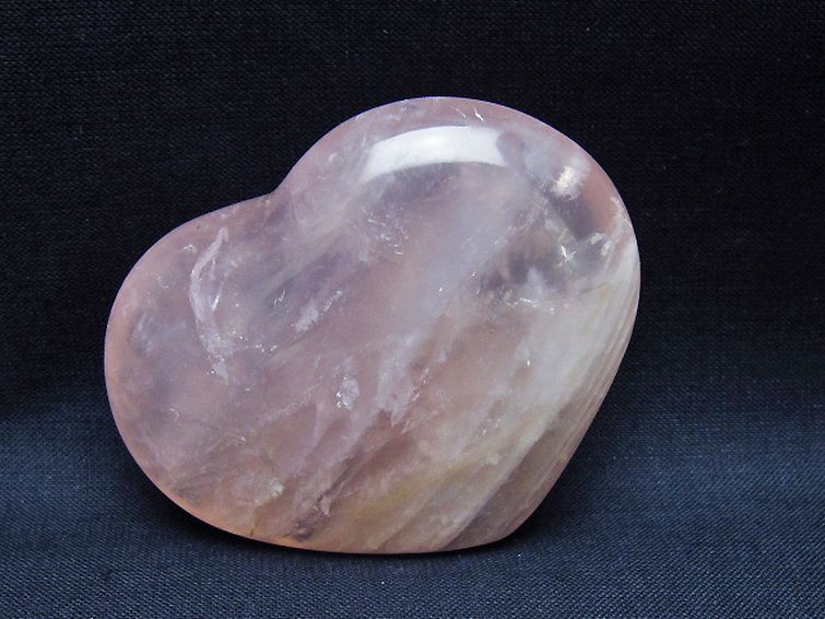 ローズクォーツハート 置物 [t225-8616] 2枚目