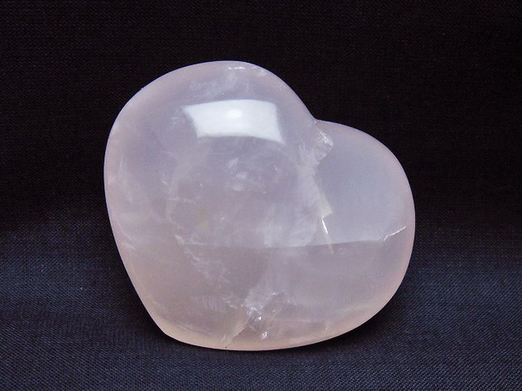 ローズクォーツハート 置物 [t225-8635] 2枚目