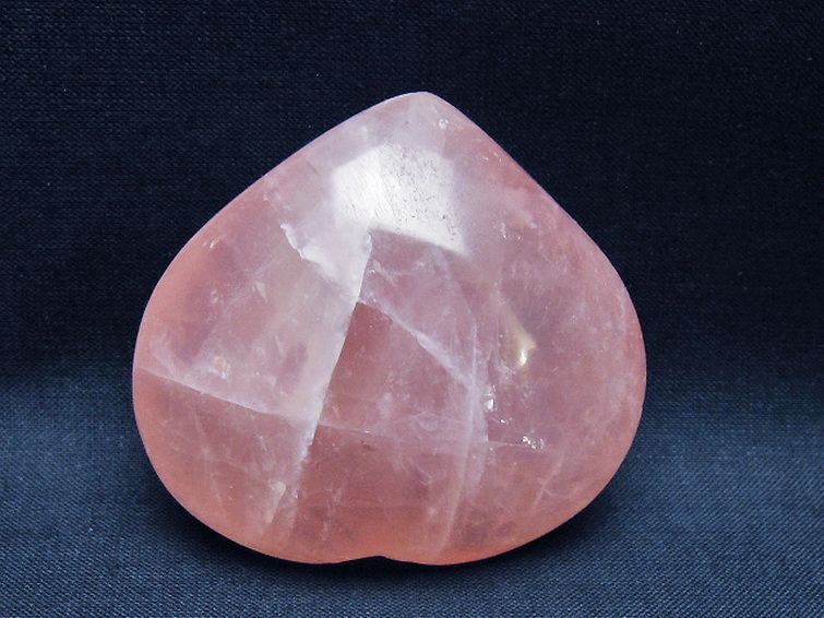 ローズクォーツハート 置物 [t225-8638] 3枚目