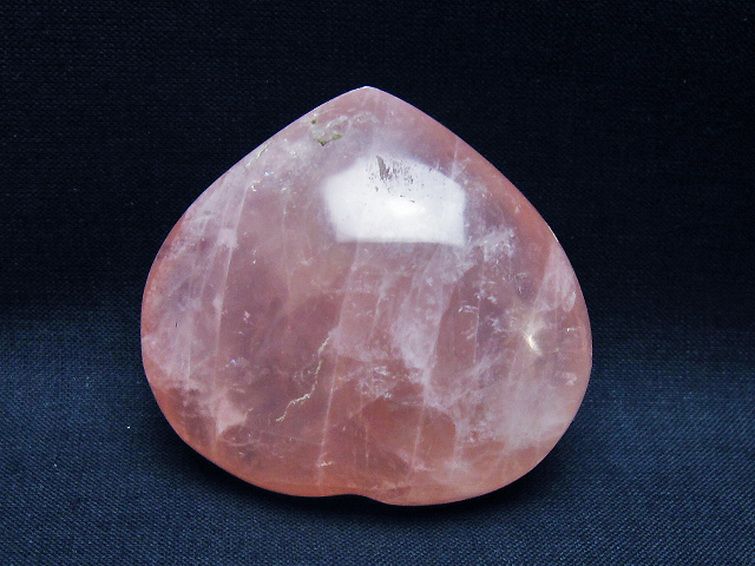 ローズクォーツハート 置物 [t225-8642] 3枚目