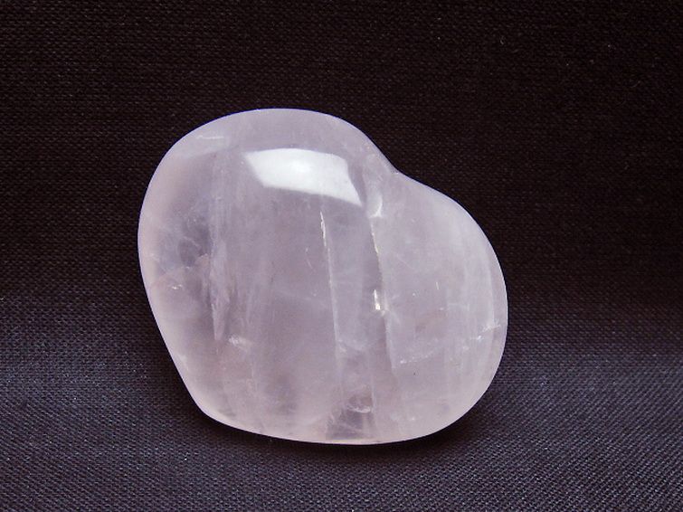 ローズクォーツハート 置物 [t225-8654] 2枚目