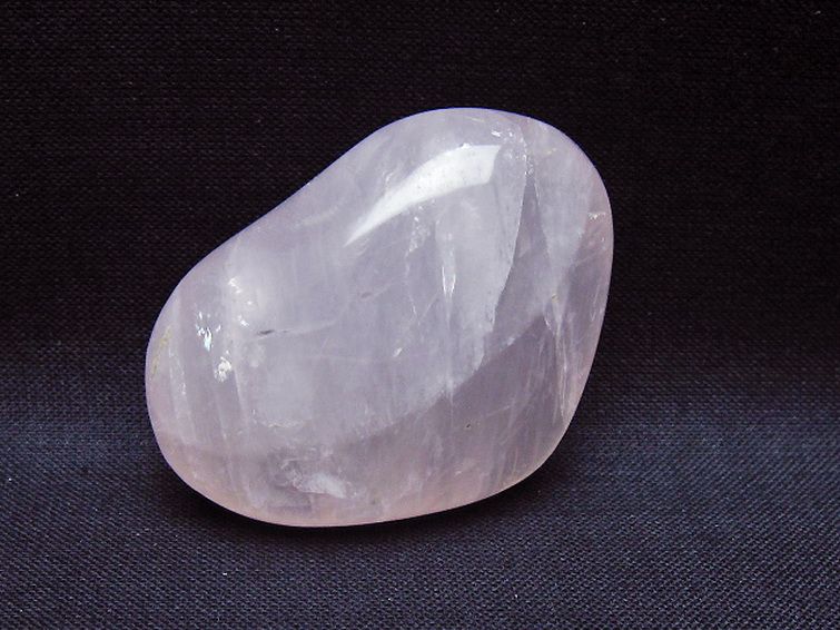 ローズクォーツハート 置物 [t225-8657] 2枚目