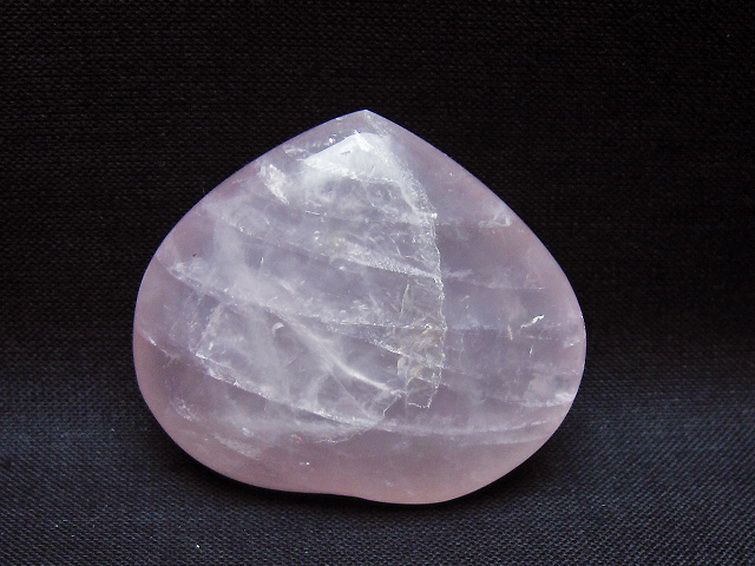 ローズクォーツハート 置物 [t225-8663] 3枚目