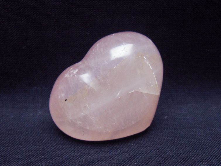 ローズクォーツハート 置物 [t225-8665] 2枚目