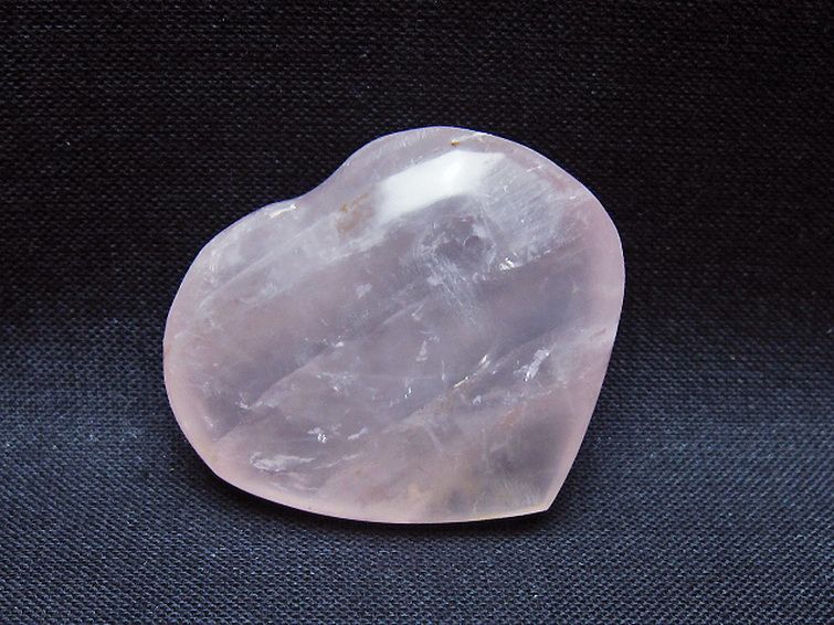 ローズクォーツハート 置物 [t225-8672] 2枚目