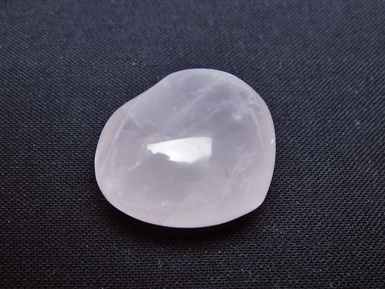 ローズクォーツハート 置物 [t225-8676] 1枚目