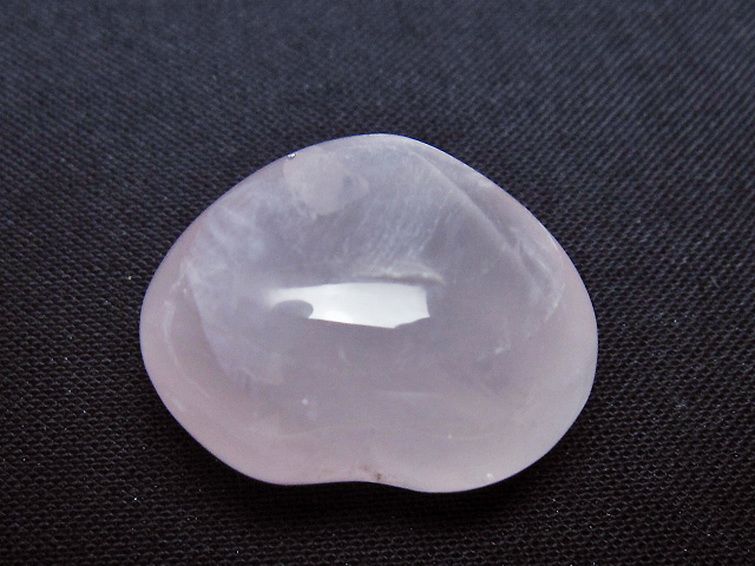 ローズクォーツハート 置物 [t225-8676] 3枚目