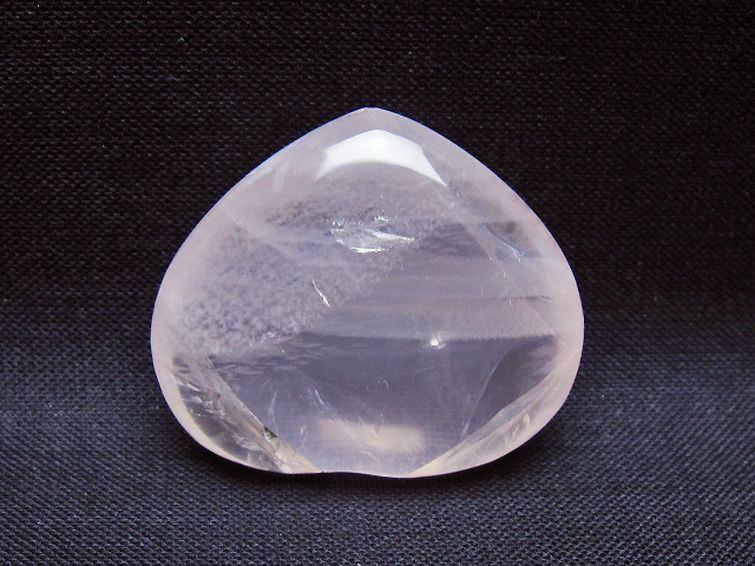 ローズクォーツハート 置物 [t225-8680] 3枚目