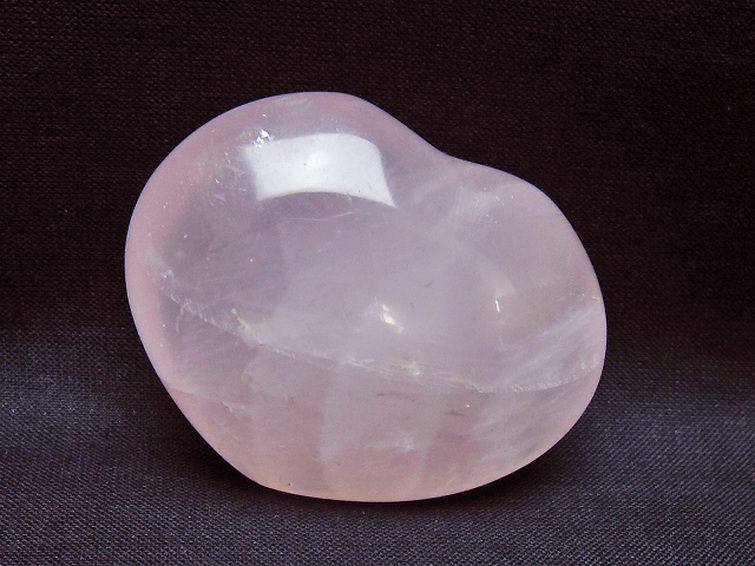 ローズクォーツハート 置物 [t225-8686] 2枚目