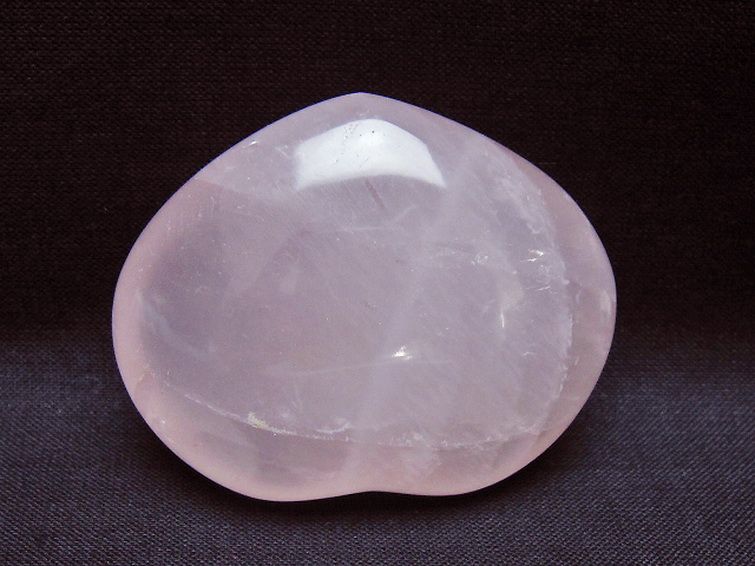 ローズクォーツハート 置物 [t225-8686] 3枚目