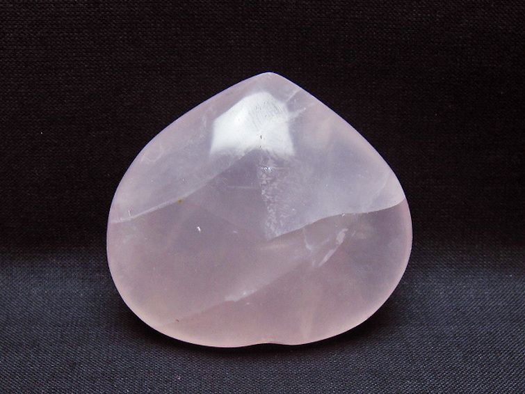 ローズクォーツハート 置物 [t225-8688] 3枚目