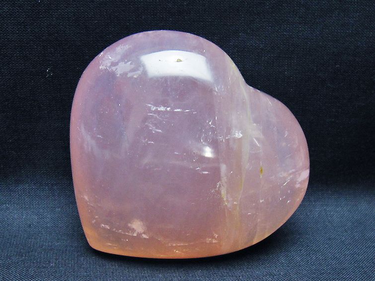 ローズクォーツハート 置物 [t225-8695] 2枚目