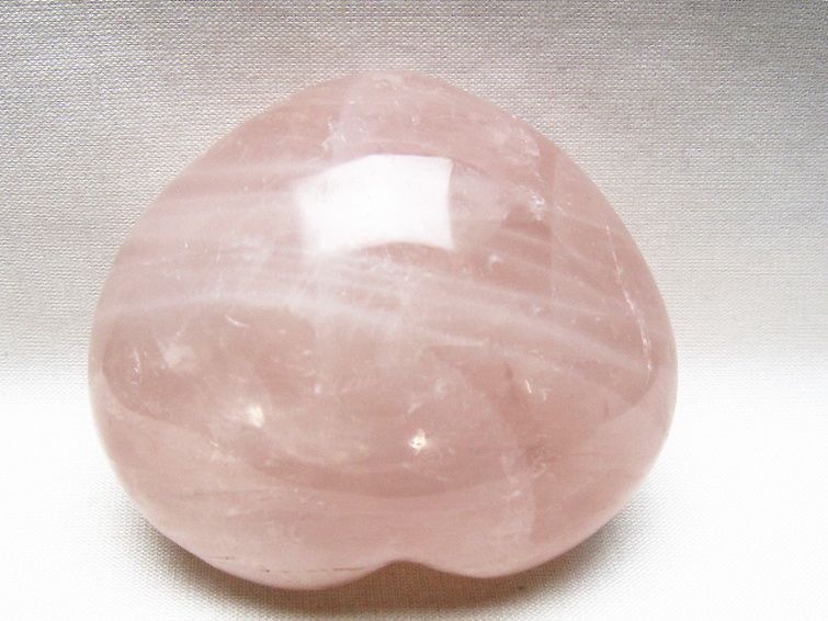 ローズクォーツハート 置物 [t225-8712] 2枚目