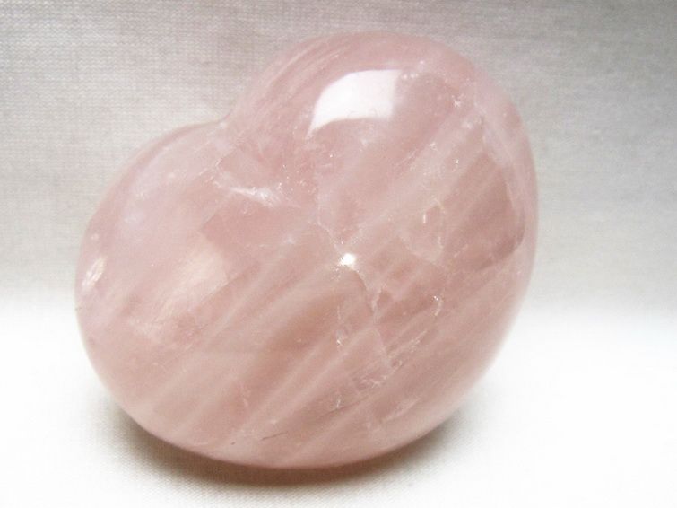 ローズクォーツハート 置物 [t225-8712] 3枚目