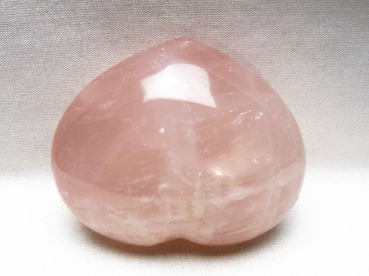 ローズクォーツハート 置物 [t225-8719] 2枚目