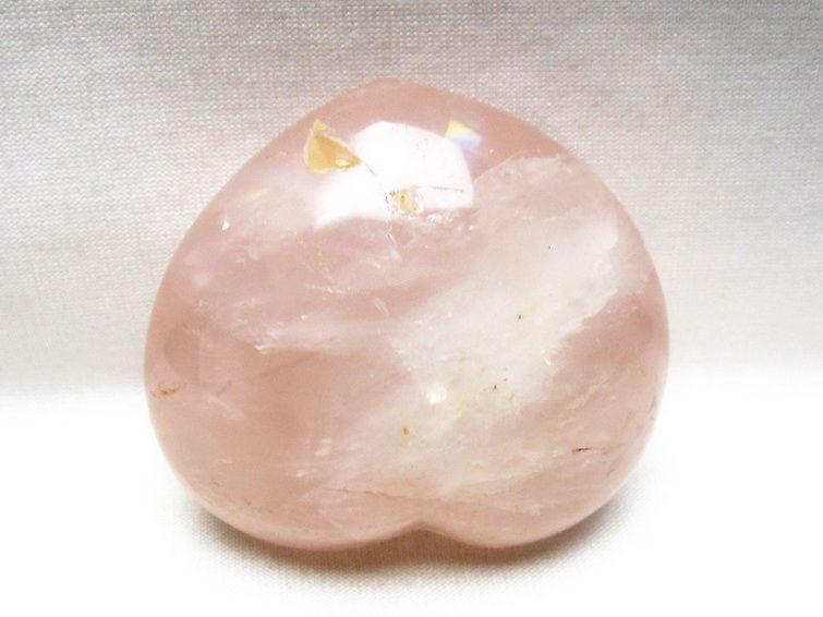 ローズクォーツハート 置物 [t225-8723] 2枚目