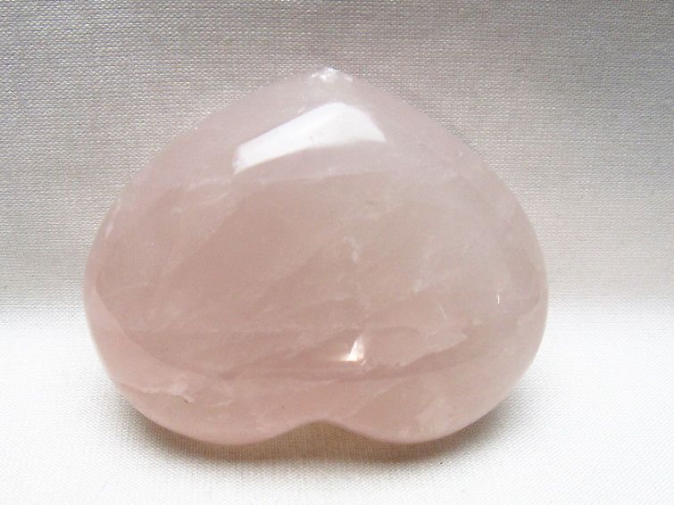 ローズクォーツハート 置物 [t225-8745] 2枚目