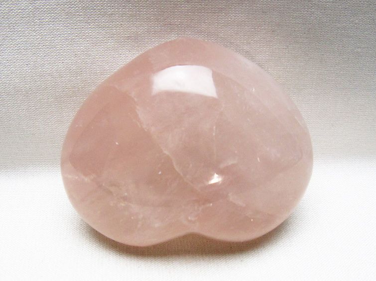 ローズクォーツハート 置物 [t225-8759] 2枚目