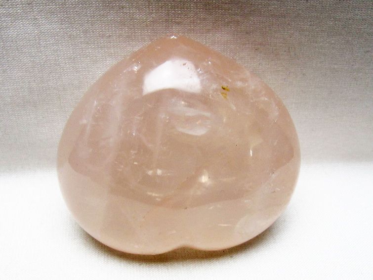 ローズクォーツハート 置物 [t225-8786] 2枚目