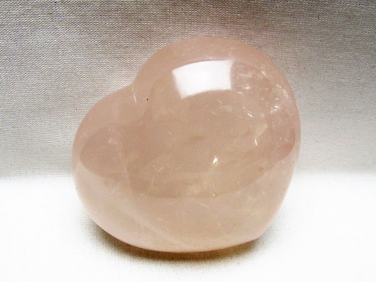 ローズクォーツハート 置物 [t225-8786] 3枚目