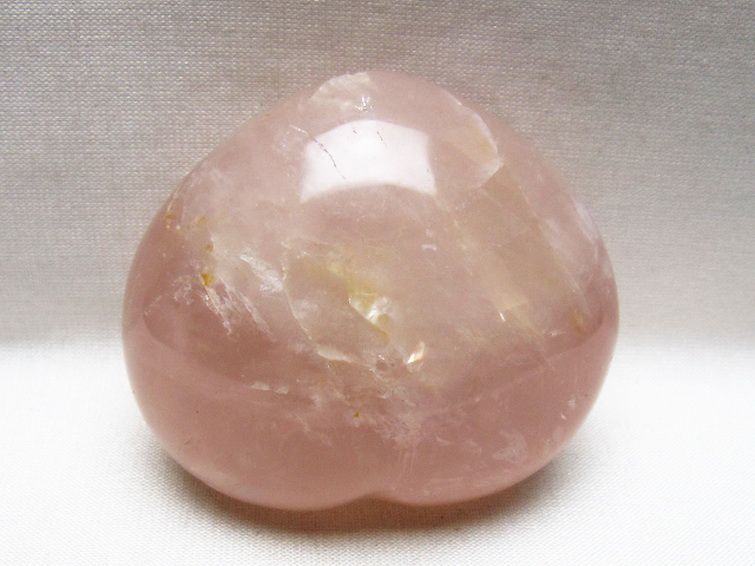 ローズクォーツハート 置物 [t225-8797] 2枚目