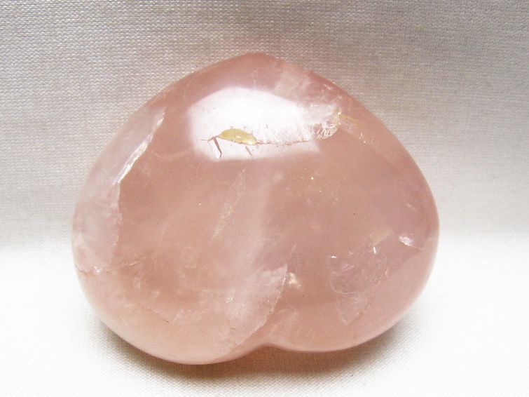 ローズクォーツハート 置物 [t225-8800] 2枚目