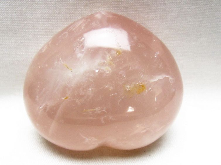 ローズクォーツハート 置物 [t225-8816] 2枚目